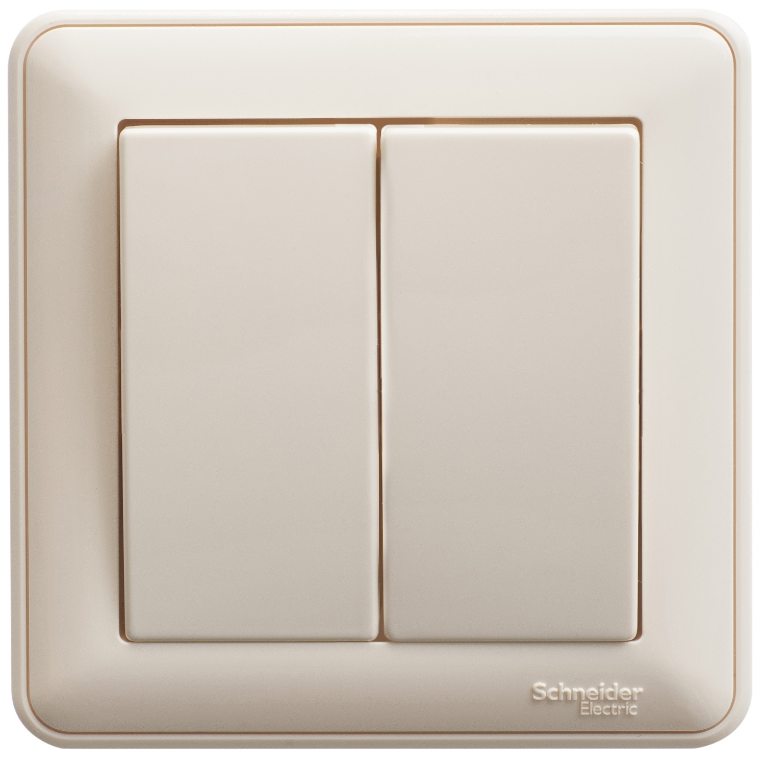 VS510-252-28 2-клавишный выключатель, 10АХ, в сборе, слоновая кость Schneider Electric W59 