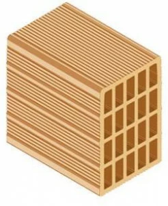 T2D Кирпичный блок с высокой биосовместимостью Ecopor® 311 166