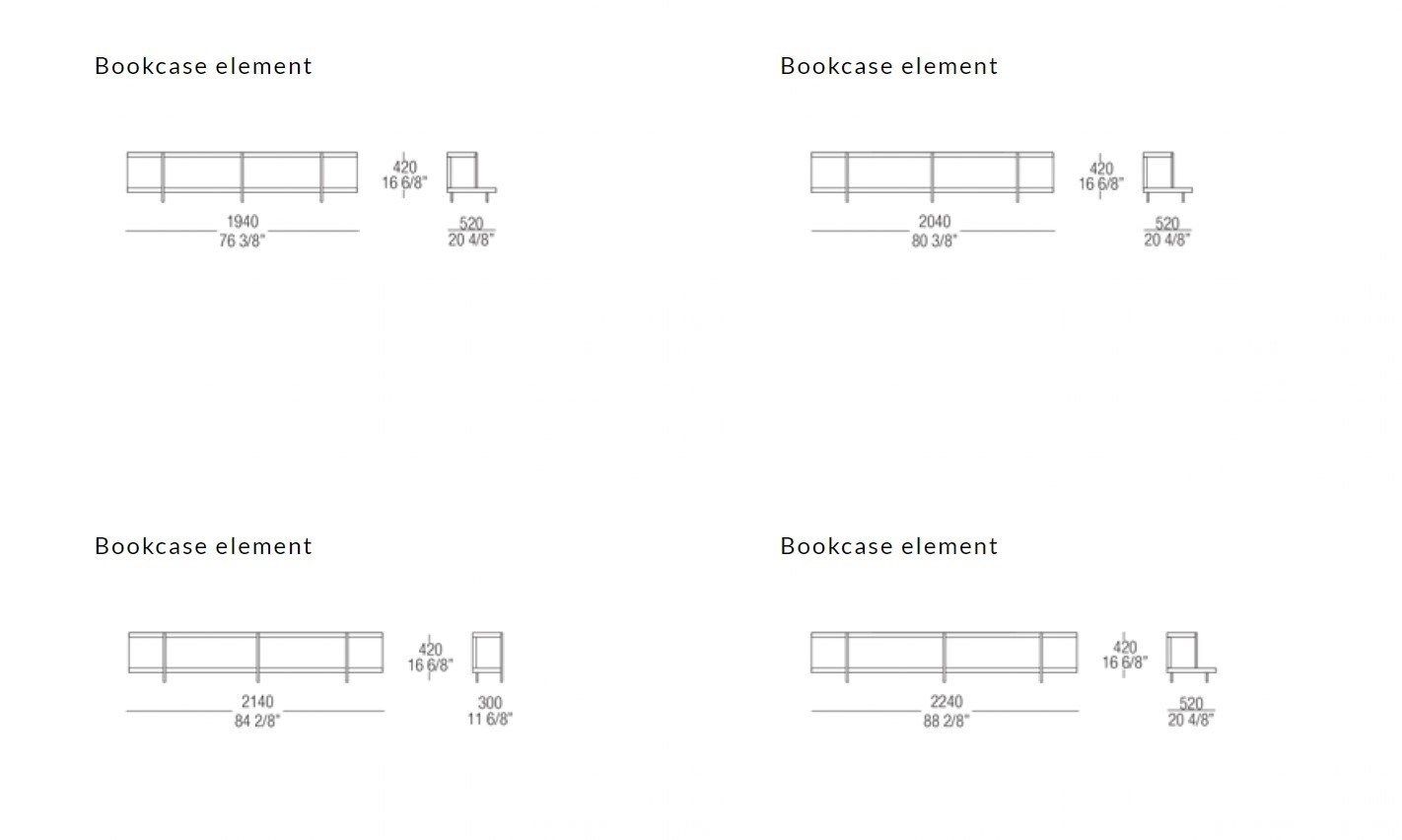 Съемный диван из ткани MisuraEmme ARGO ARCH-00069863 - Вид №8