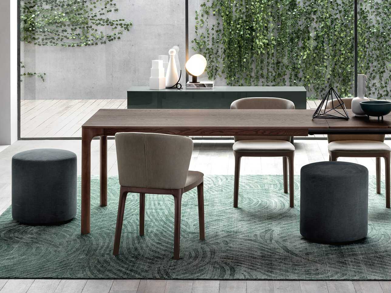 Круглый пуф из ткани Novamobili LOG ARCH-00086385 - Вид №7