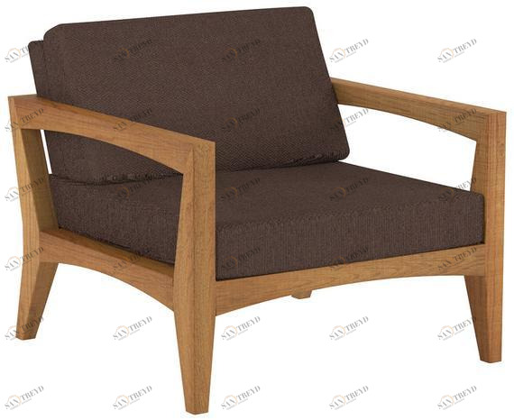 Royal Botania Садовое кресло с подлокотниками, обитое тканью Zenhit sun-id-1394069