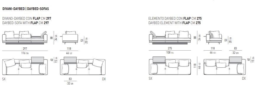 Minotti Секционный кожаный диван Connery sun-id-1360756 - Вид №12