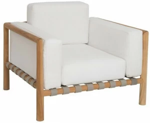 Unopiù Садовое кресло из тика и акрила Pevero Pevpol