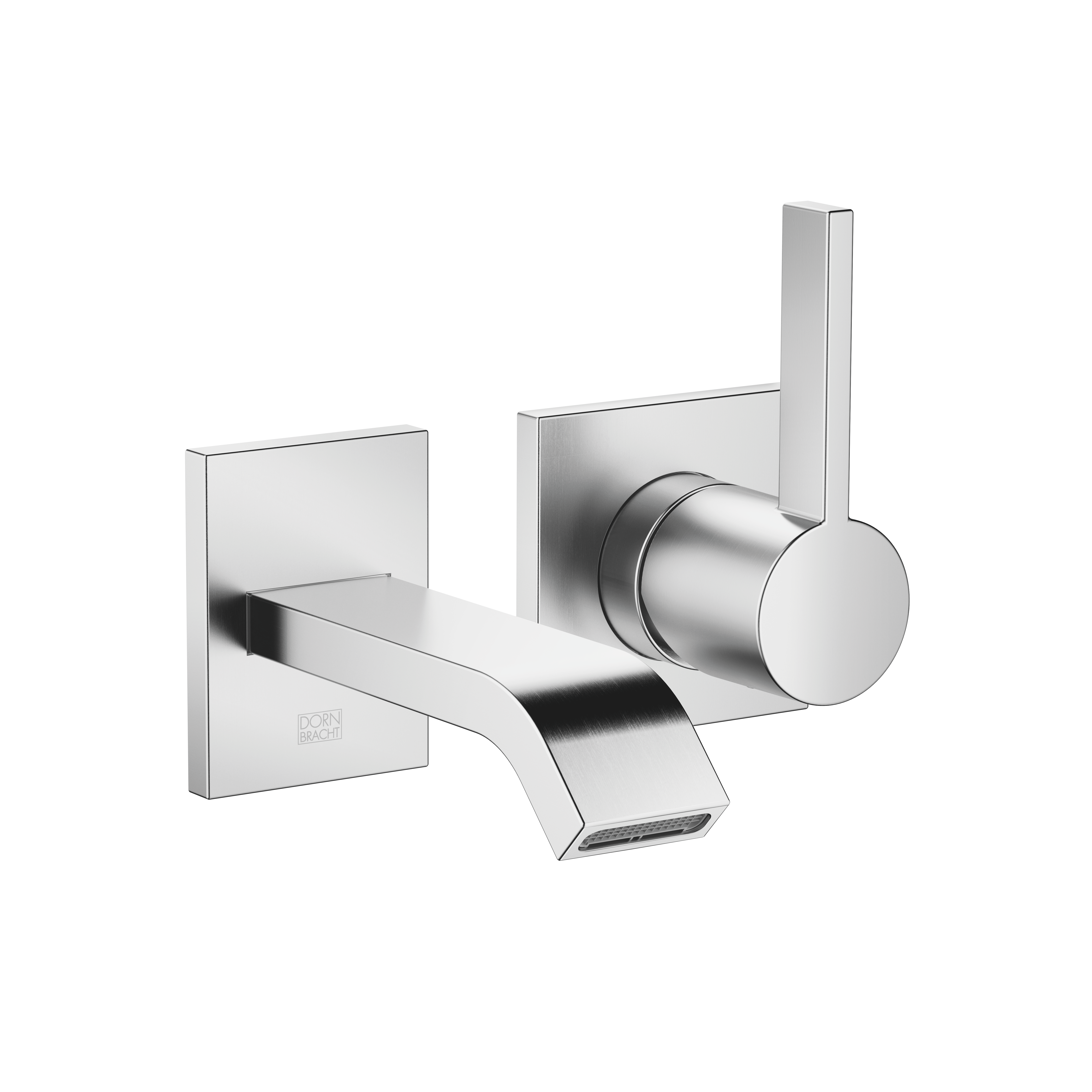 IMO Смеситель для раковины, однорычажный, настенный, без донного клапана - Матовый хром DornBracht 36860670-93