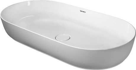 0379800000 Накладная раковина на столешницу  овальная Duravit Luv - Вид №1