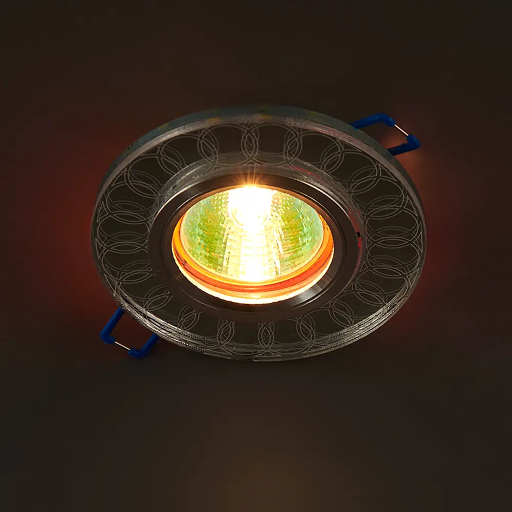 Светильник точечный встраиваемый DLS-L154 с LED-подсветкой под отверстие 65 мм, 1.7 м², цвет прозрачный Fametto STLM-2049166 - Вид №2