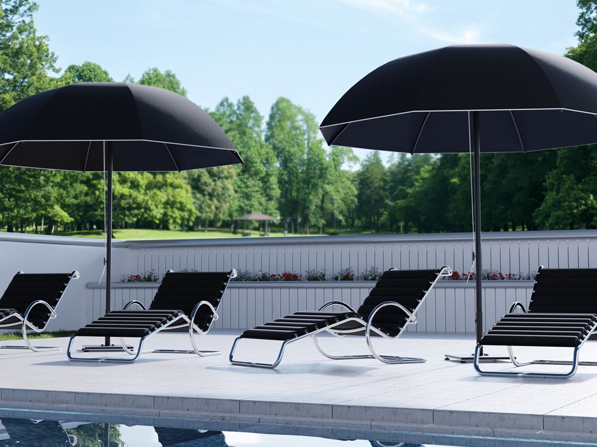 Зонтик с центральным полюсом Ombrellificio Poggesi DOME ARCH-00007827