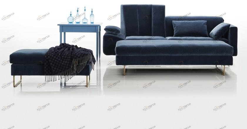 brühl Прямоугольная кровать-пуф из ткани Embrace sun-id-1384647