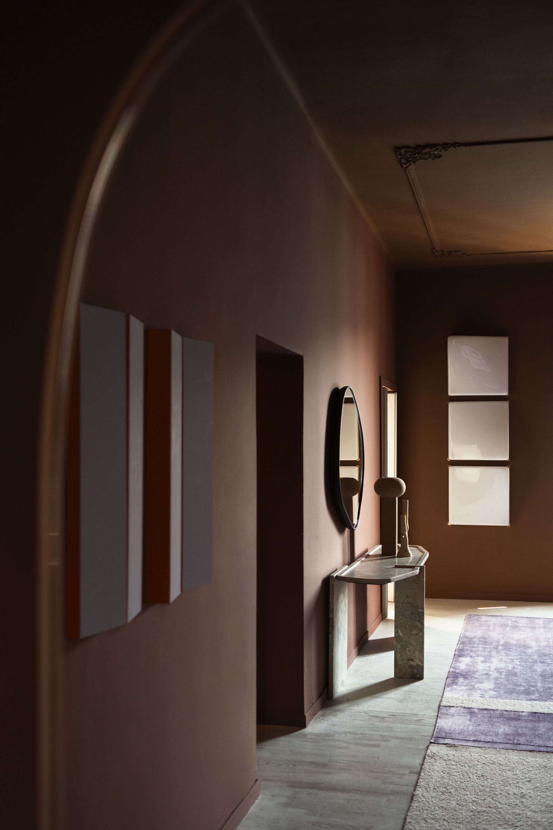 Прямоугольный ковер ручной работы из ткани Baxter TERAI A ARCH-00086889 - Вид №1