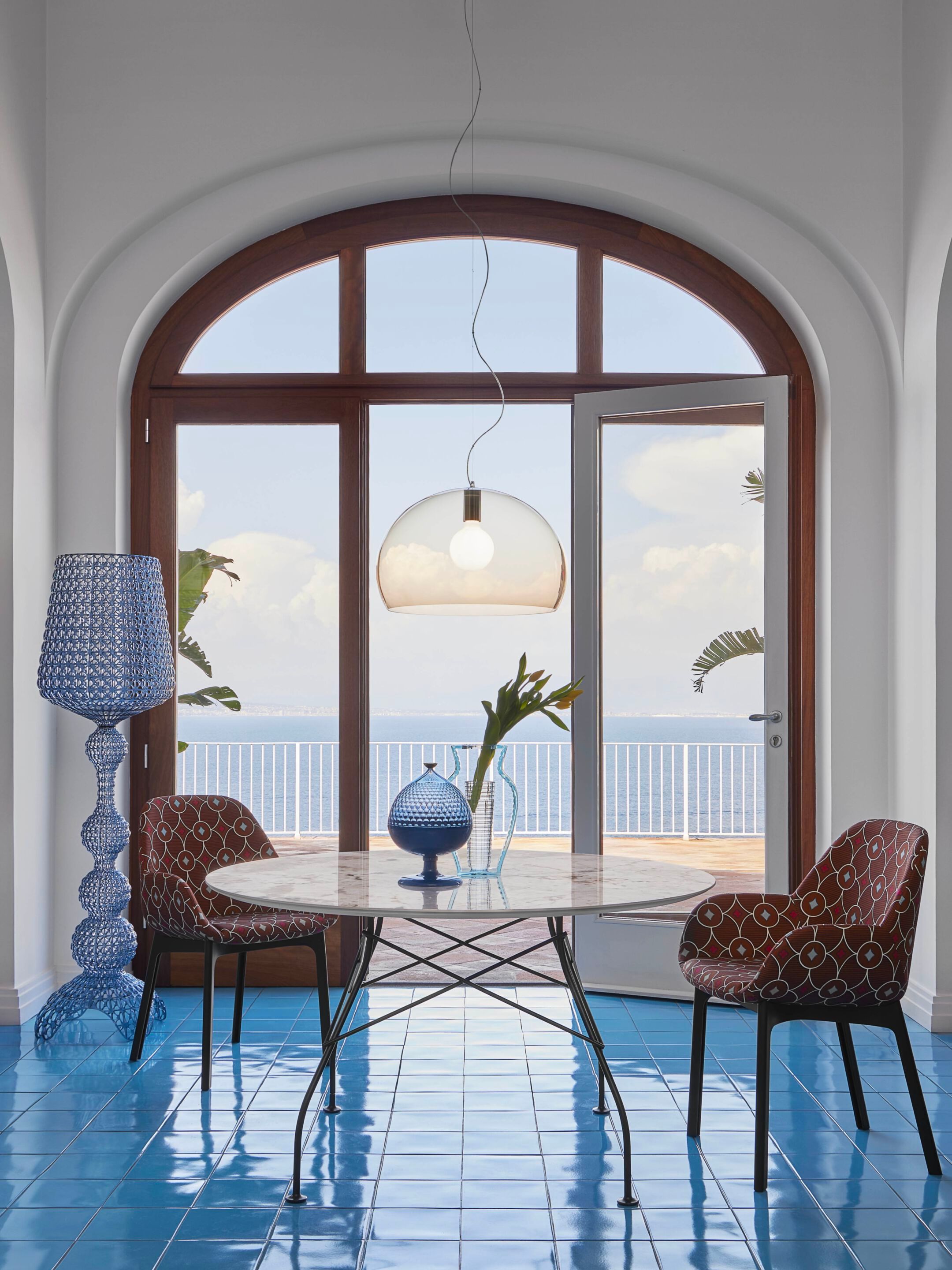 Мягкий тканевый стул с подлокотниками Kartell CLAP ARCH-00149595 - Вид №7