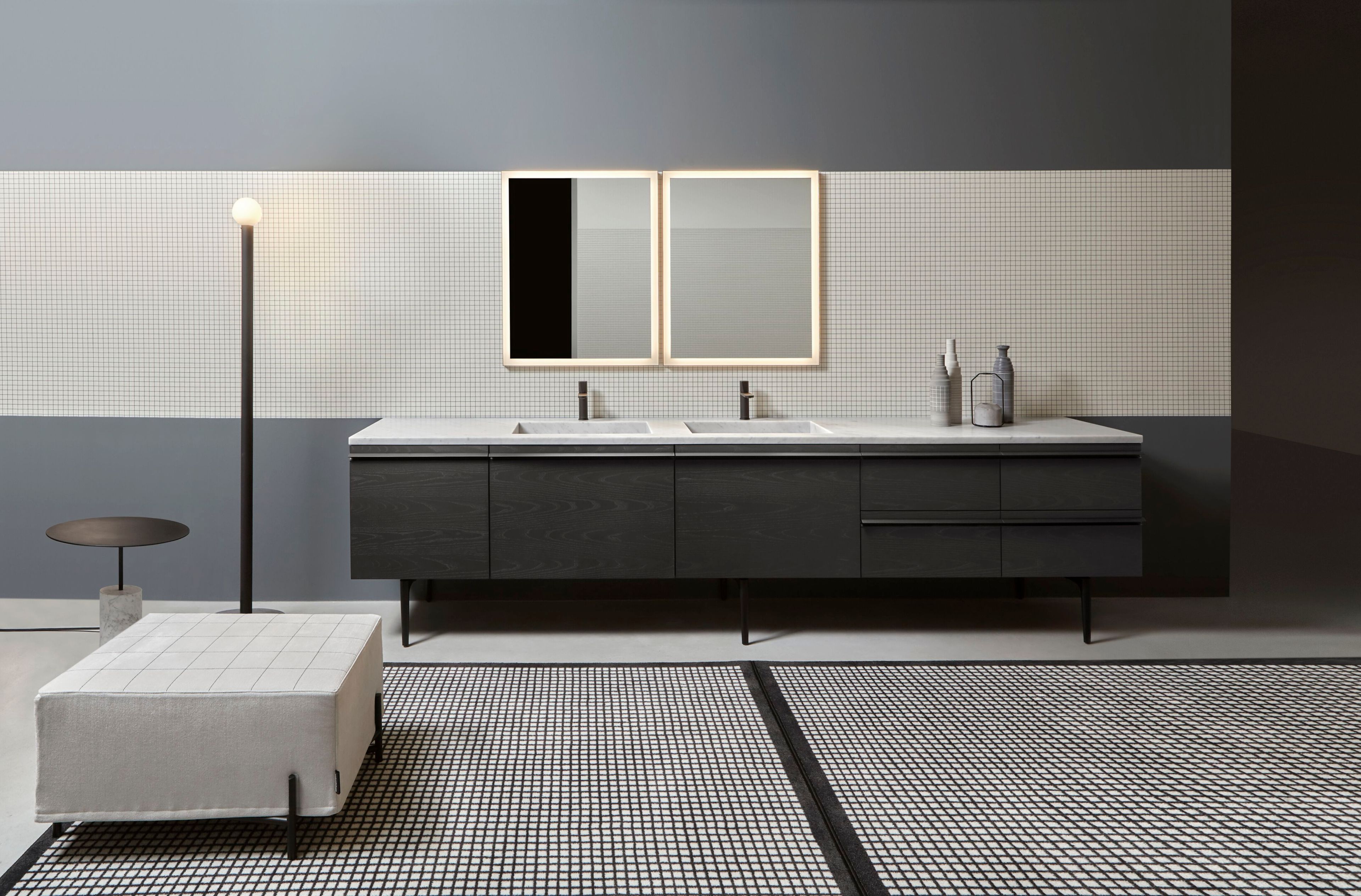 Деревянный шкаф для умывальника со встроенными дверцами Antoniolupi BORDERLINE ARCH-00063416 - Вид №3