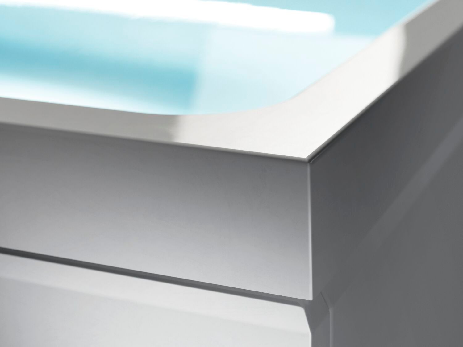 Квадратный мини-бассейн с гидромассажем Gruppo Treesse Minipiscine-Ghost ARCH-00032468 - Вид №4