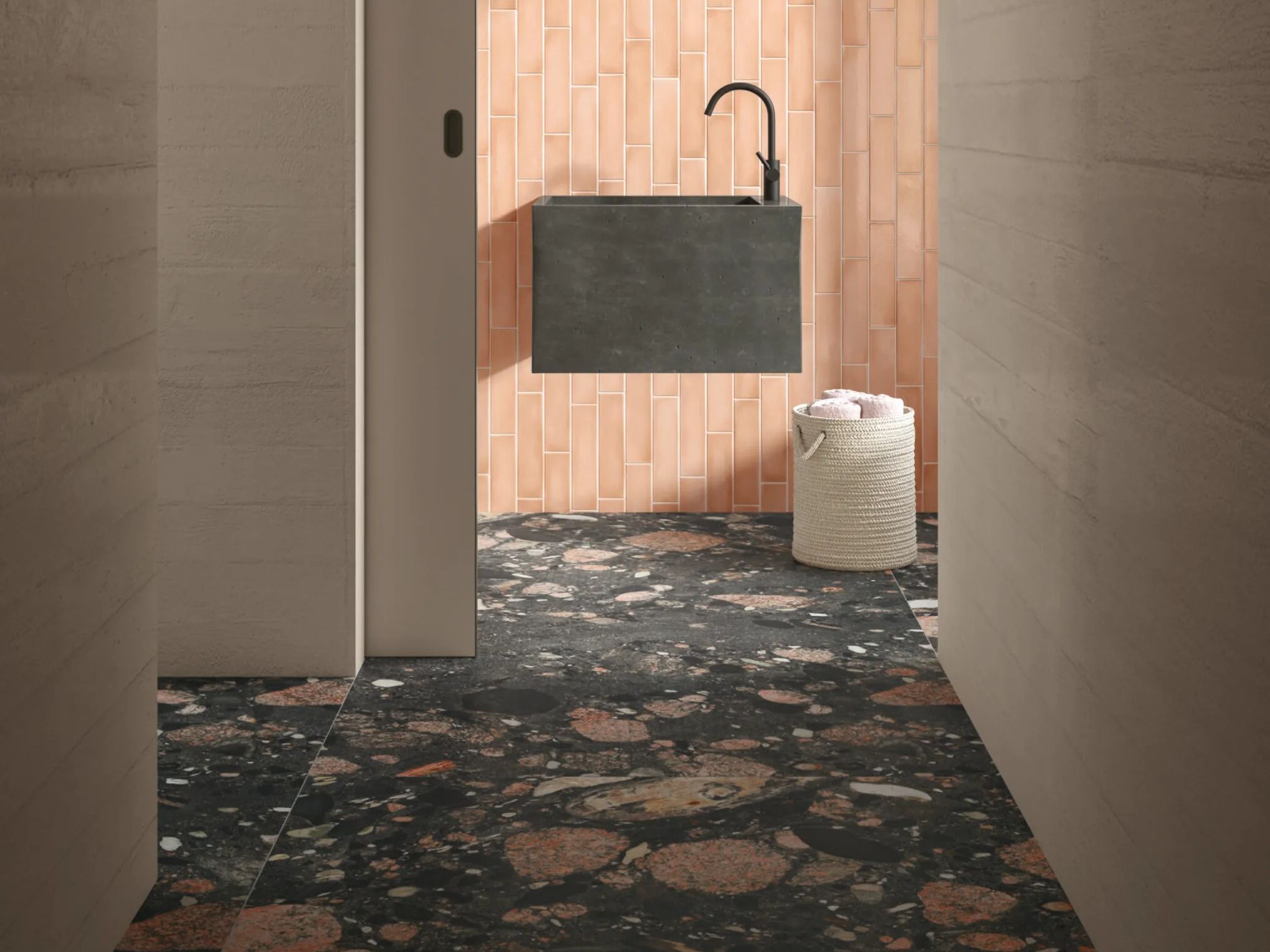 Пол / облицовка керамогранита с эффектом камня IRIS Ceramica I-Floors ARCH-00030555 - Вид №1