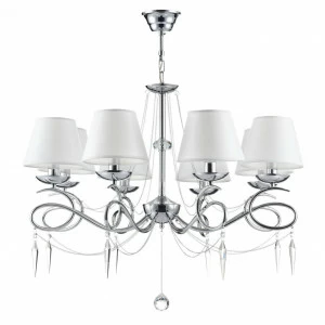 Подвесная люстра Freya Haley FR2909-PL-08-CH FREYA ДИЗАЙНЕРСКИЕ, HALEY 186735 Белый