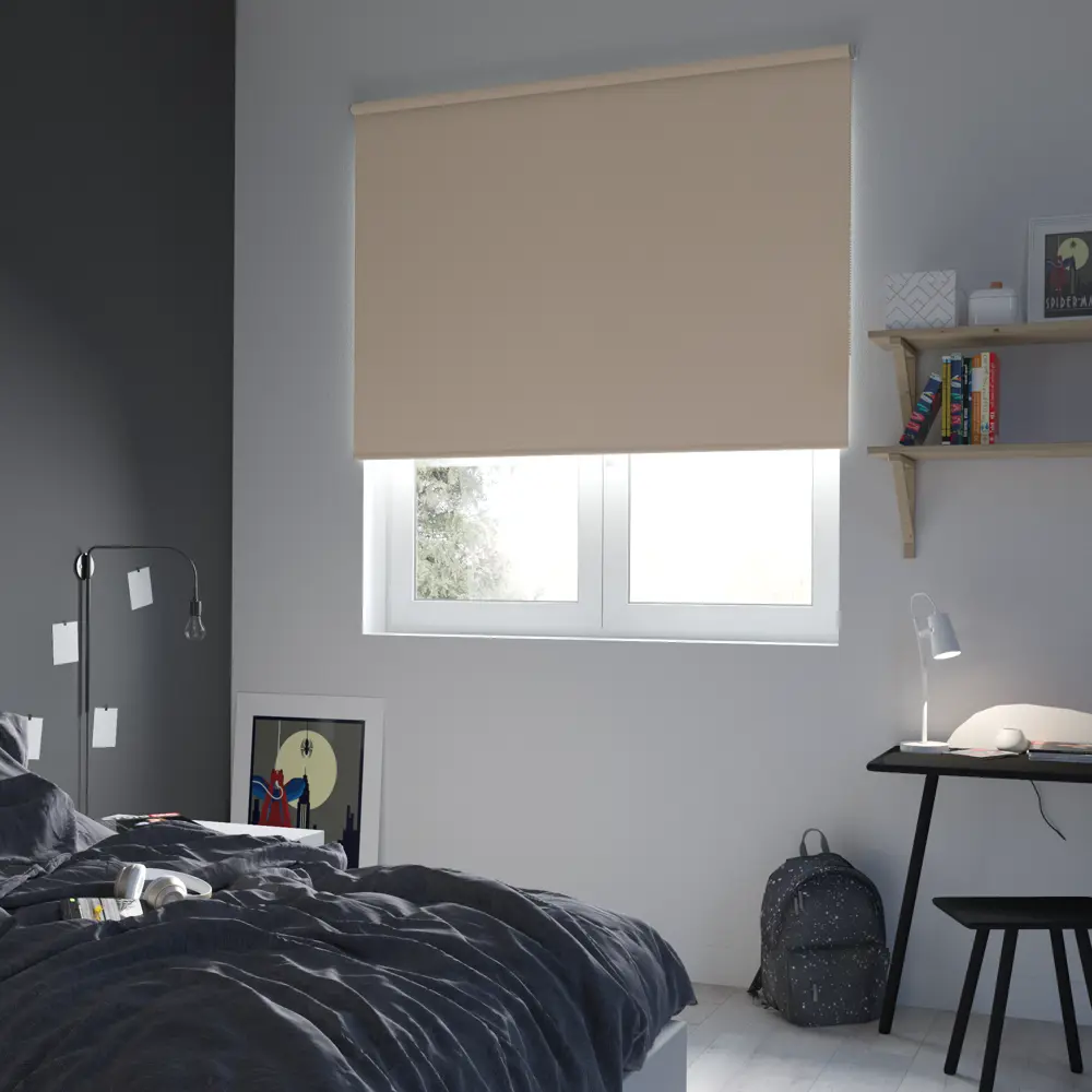 Штора рулонная блэкаут Inspire Belem 160x175 см коричневая STLM-2033808 - Вид №8