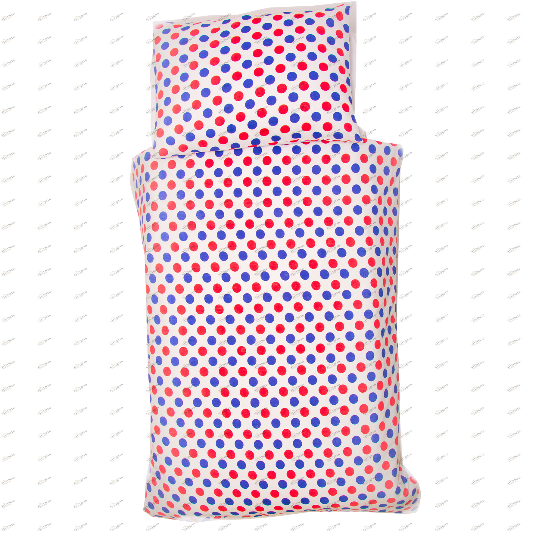 Детское постельное белье "Круги" красное, синее БЕЛЬМАРКО  327411 Красный Santreyd 