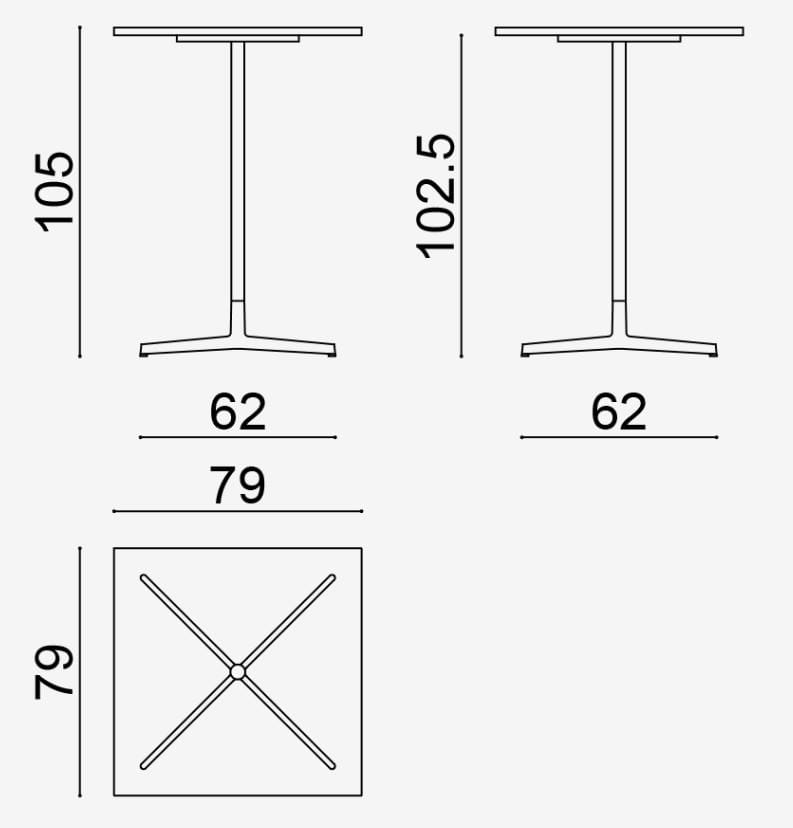 Стол со спицами Arper Wim ARCH-00041896 - Вид №20
