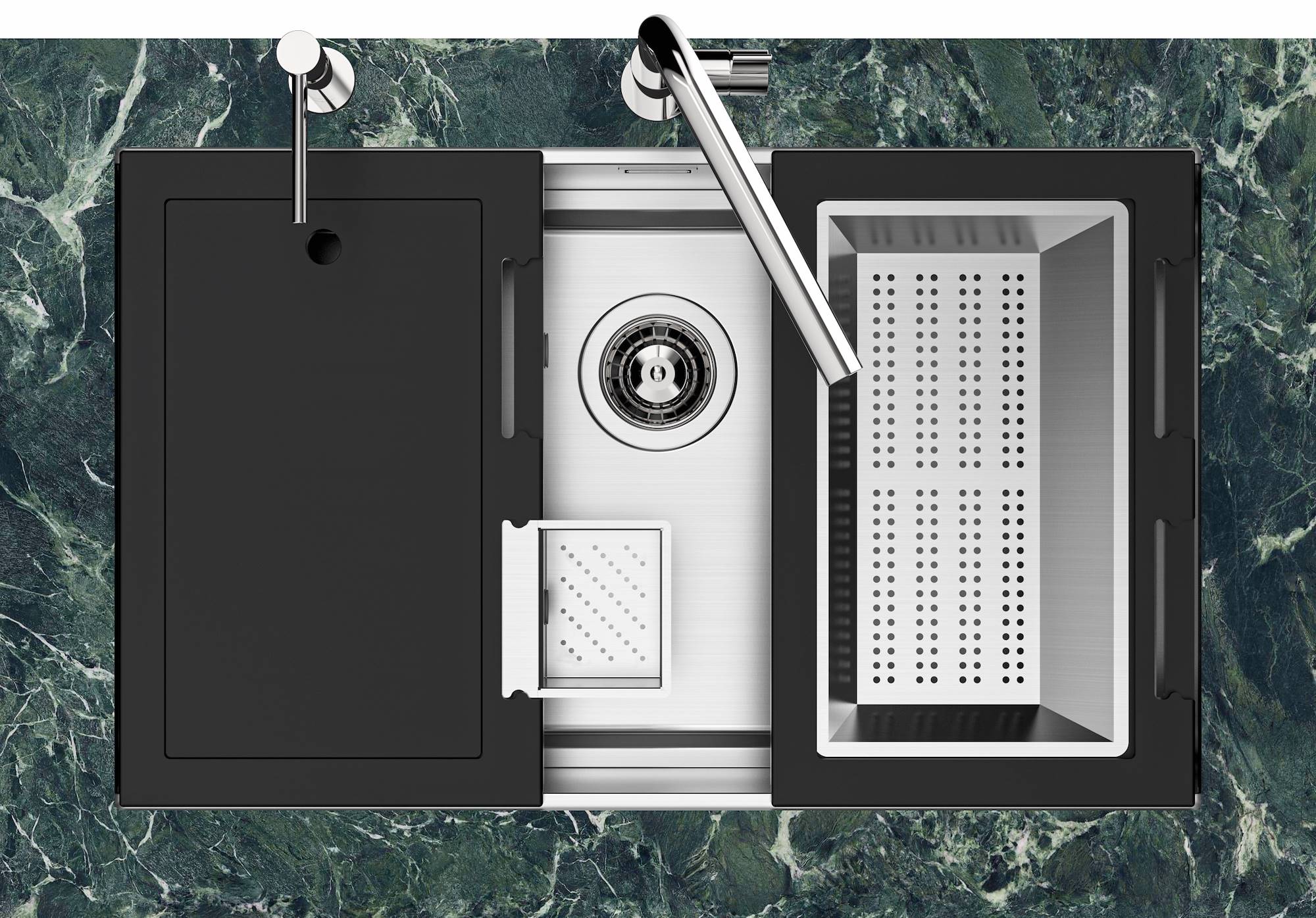 Раковина из нержавеющей стали Foster Quadra Evo ARCH-00032836 - Вид №8