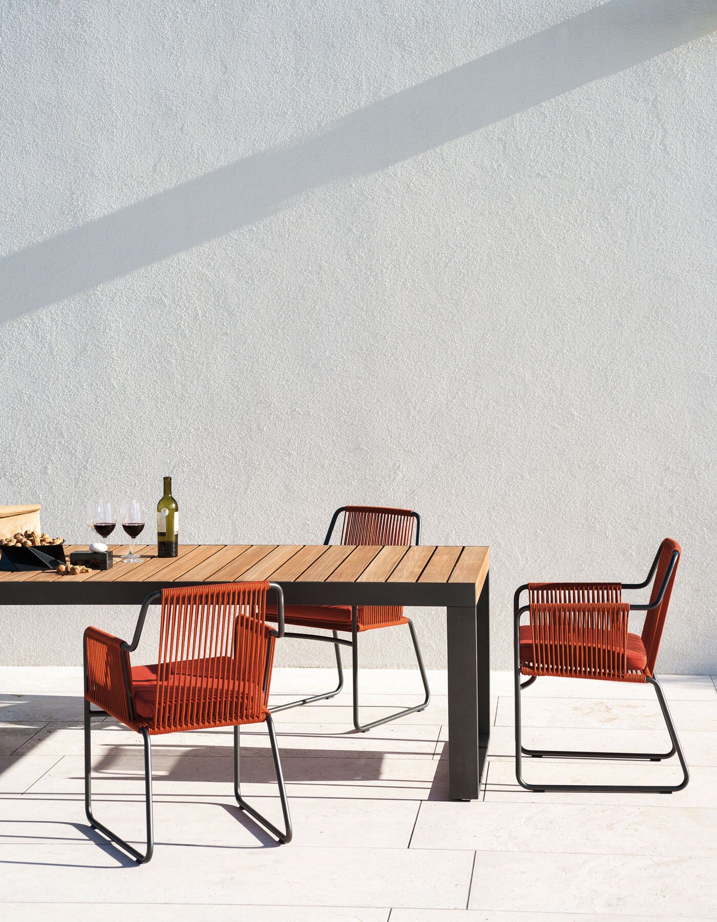 Веревочный стул для сада с подлокотниками RODA Harp ARCH-00102244 - Вид №4