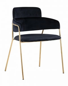 Стул со спинкой синий "Полин" STOOL GROUP ДИЗАЙНЕРСКИЕ, ИНТЕРЬЕРНЫЕ 00-3946264 Синий