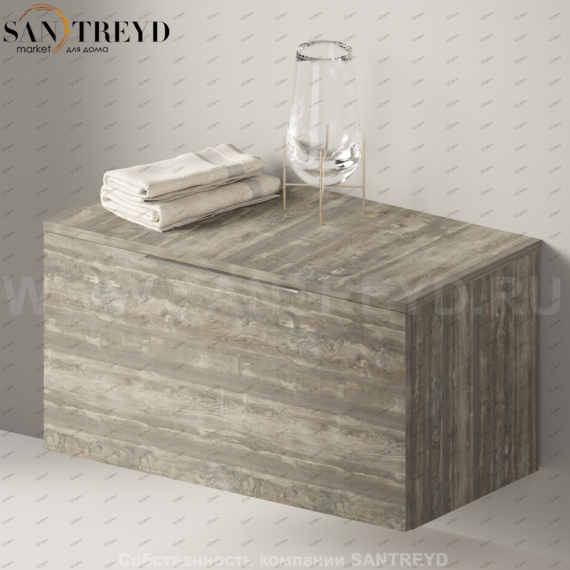 Flaminia BOX Настенная тумба 95 см с 1 ящиком BX431.WE Ceramica Flaminia BX431WE