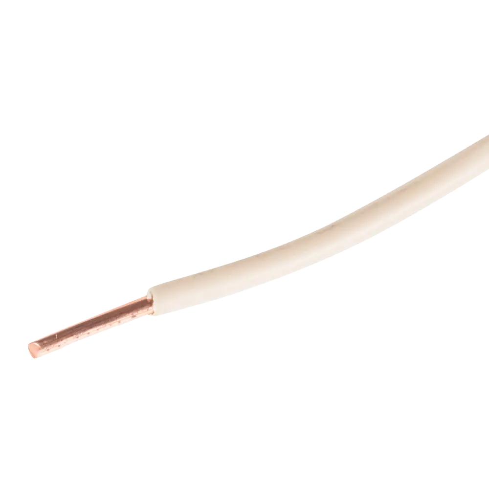 Провод Ореол ПУВ 1x2.5 мм на отрез ГОСТ цвет белый STLM-2117304