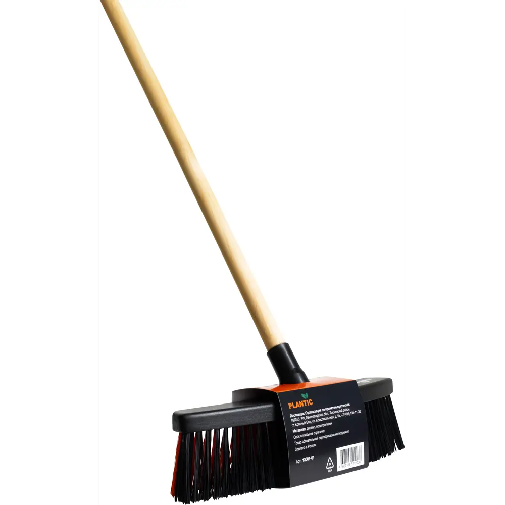 Щетка уличная Plantic Terra с деревянным черенком для комплексной уборки 88668260 STLM-0960984 - Вид №2