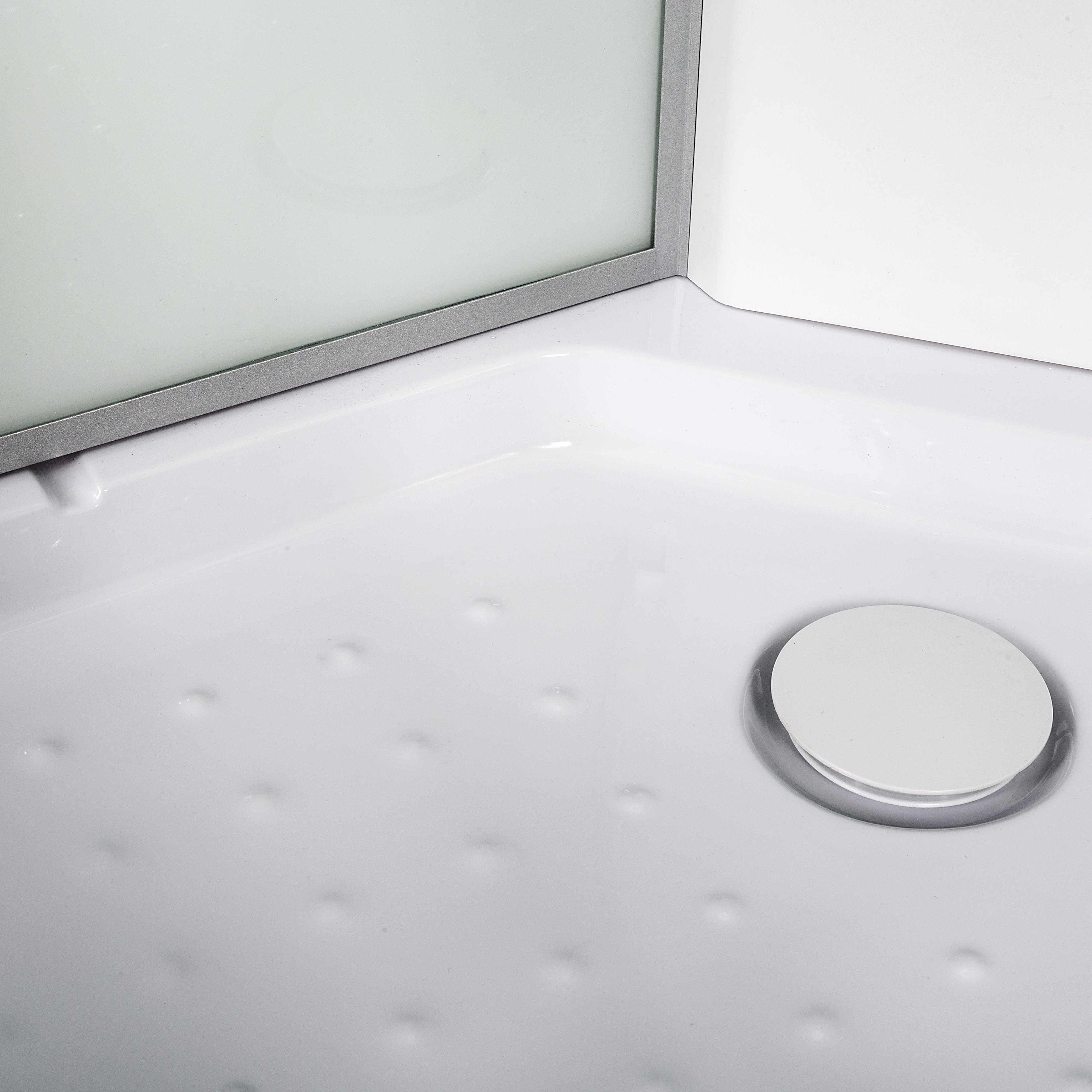 BМ1590 N LED BLACK Душевая кабина DETO Серия ВМ L 902 R N без крыши - Вид №1