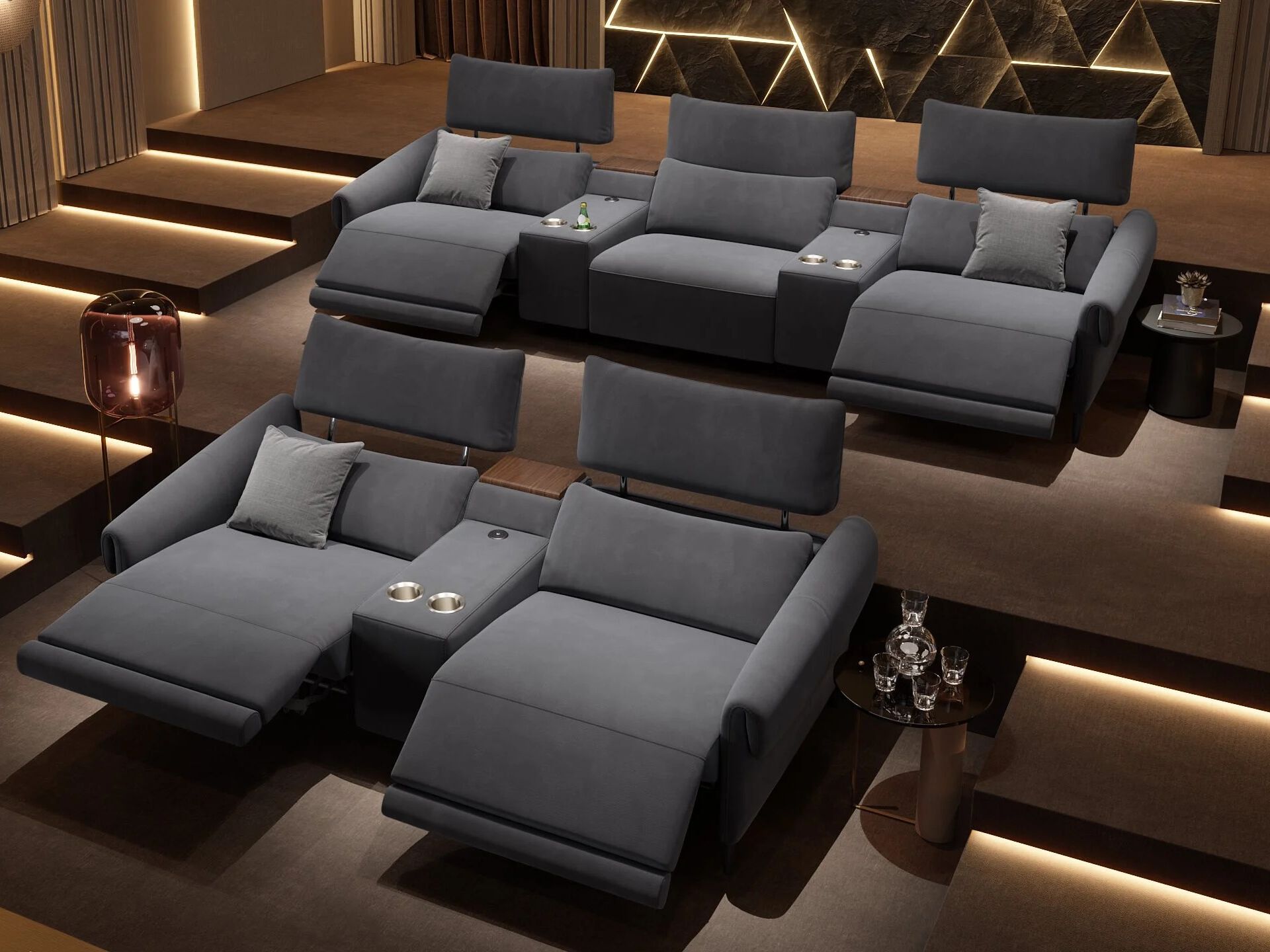 2-местный тканевый диван Sofanella Bienno Kino ARCH-00112226 - Вид №3