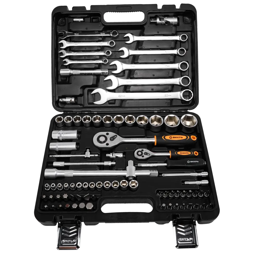 Набор инструментов Вихрь 82 предмета в кейсе для профессионального ремонта 89416473 STLM-1563315