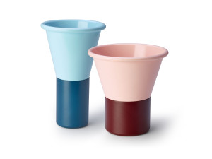 Алюминиевый круглый садовый горшок