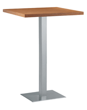 XT 480A Q Каркас стола с нижней крышкой из глянцевой или сатинированной нержавеющей стали, колонна из глянцевой или сатинированной нержавеющей стали. Et al. XT