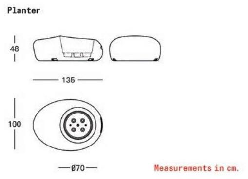 BD Barcelona Design Кашпо для общественных мест / сиденье для улицы из полиэтилена Bdlove sun-id-1457485 - Вид №7