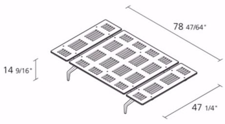 Alias Кровать из алюминия и дерева Legnoletto sun-id-1515756 - Вид №5