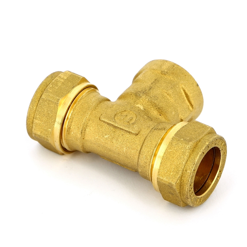 Тройник обжим-В TIEMME 18х1/2"х18 1100071 - Вид №1