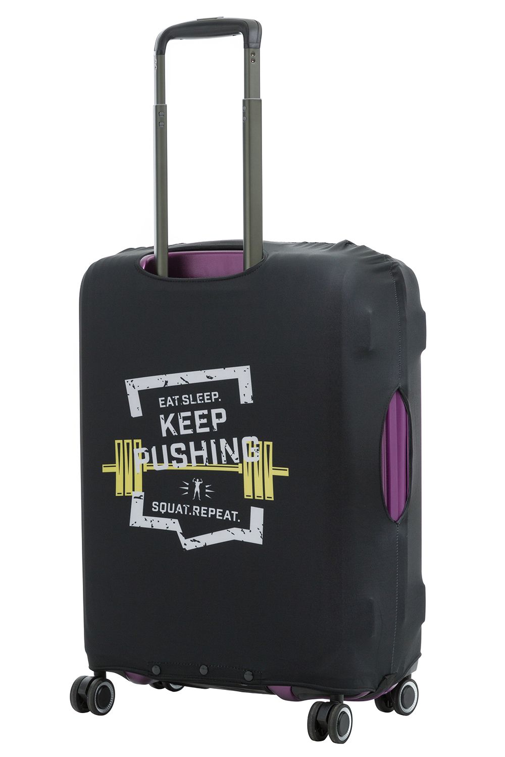 EBH675-M Чехол для чемодана средний EBH675 M Keep Pushing Eberhart  - Вид №1