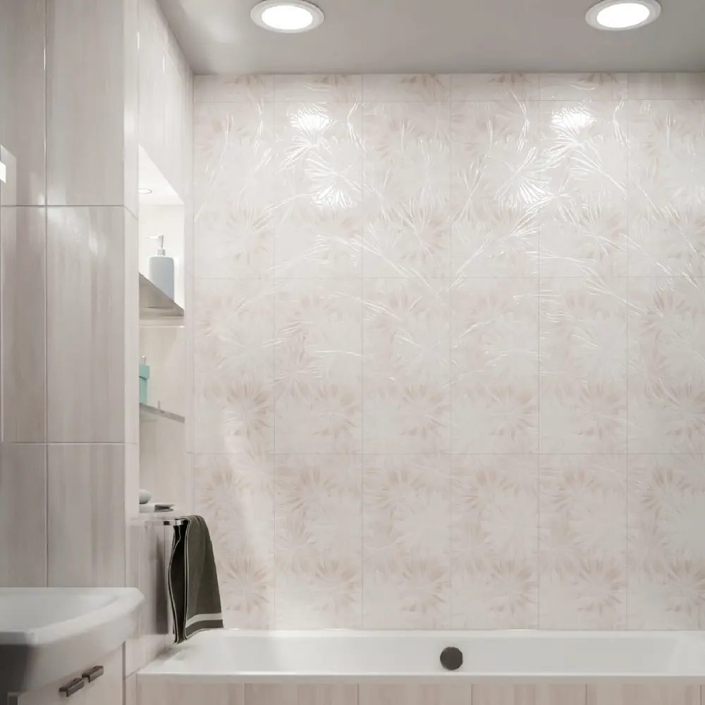 Керамическая плитка Нефрит-Керамика Довиль 30×60 см бежевая с принтом 89232616