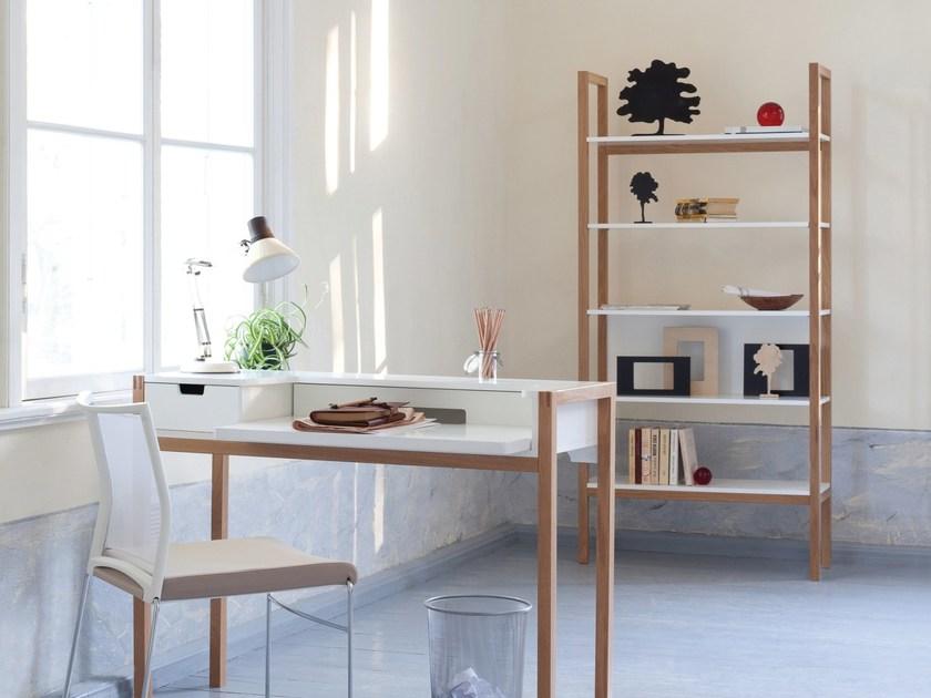 Woodman Открытая полка из лакированной древесины Farringdon sun-id-1463410 - Вид №3