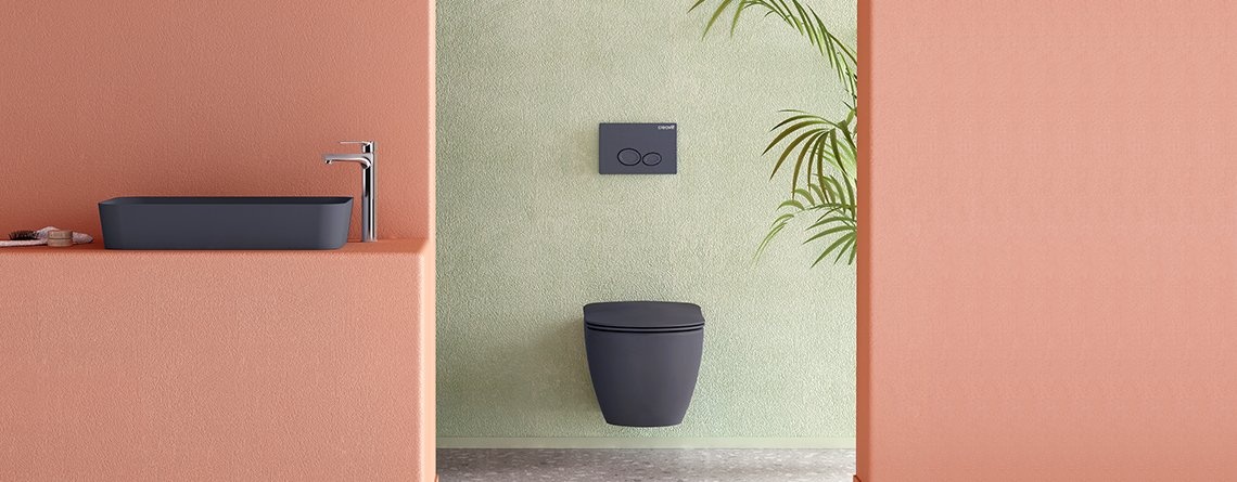 UL060-00AM00E-0000 Раковина UL060.6 меб.(40*60см) АНТРАЦИТ Creavit  - Вид №2