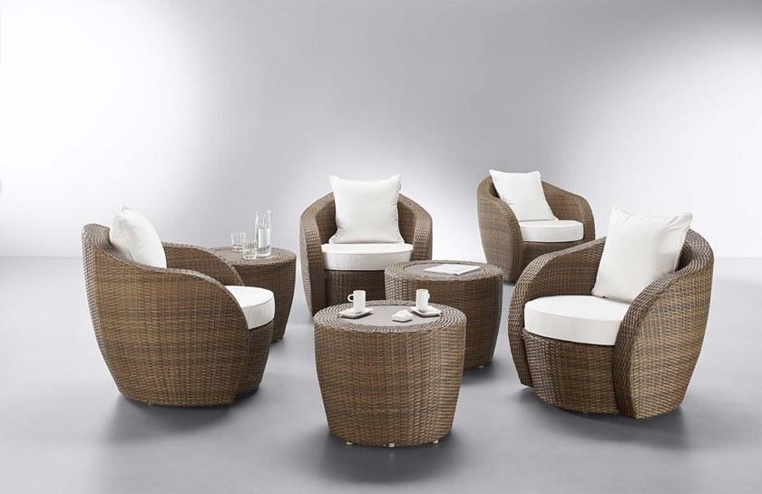 MOBIKA GARDEN Садовый диван 3 мест из ткани sunbrella® Ios sun-id-1418147 - Вид №4