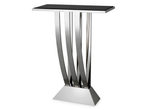 Консоль из нержавеющей стали и мрамора