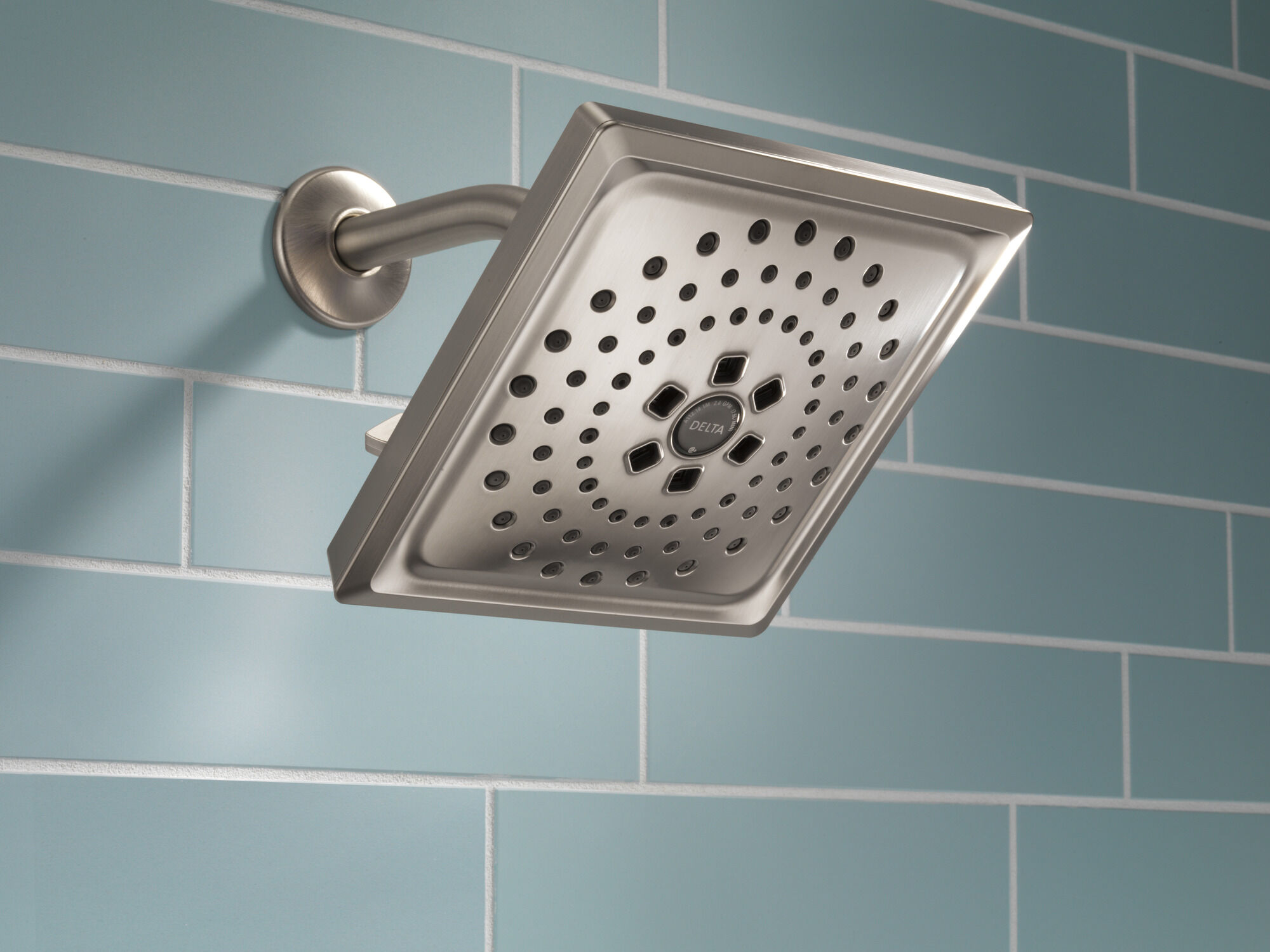 75355CSN H2Okinetic® 3-х позиционная душевая лейка Raincan Delta Faucet DELTA Матовый никель Spotshield - Вид №5