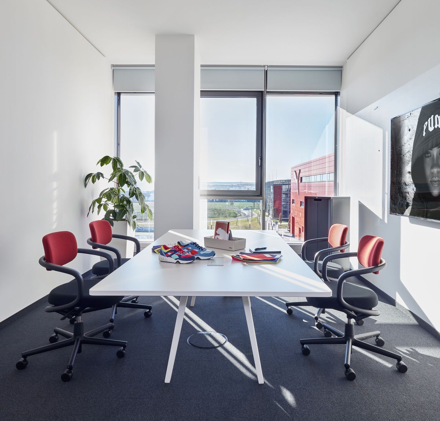 Стул из ткани VITRA Eames Aluminium Group ARCH-00115727 - Вид №21