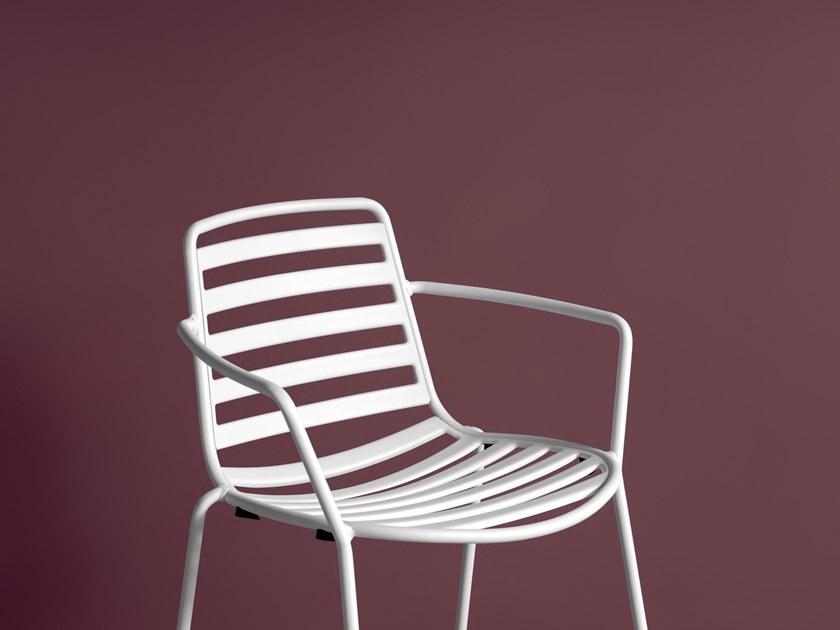 ENEA Садовый стул из стали с подлокотниками Street sun-id-1470759 - Вид №3