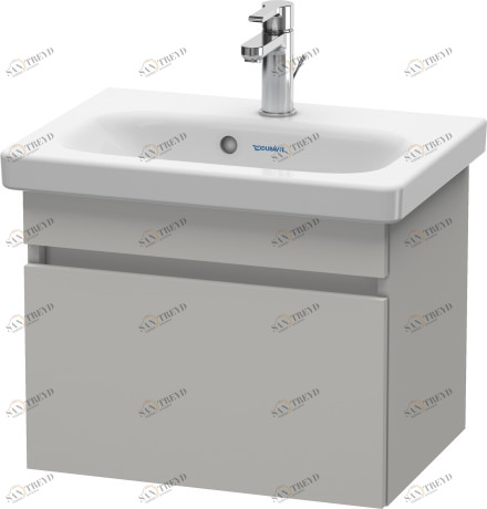 DS630300707 Тумбочка подвесная компакт DuraStyle #DS6303 500 x 368 мм Бетонно-серый матовый декор Duravit