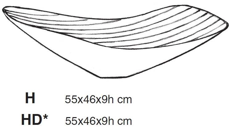 Fos Ceramiche Центральное украшение из фарфора Naum Ct-2003 - Вид №2