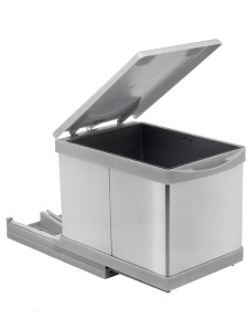 Контейнер для мусора на дверцу Beta 350/12-1 Metallic Grey NAVAKO