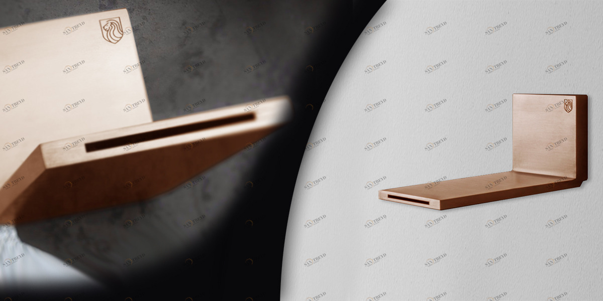 Излив настенный AICO CAS3R розовое золото Radomonte