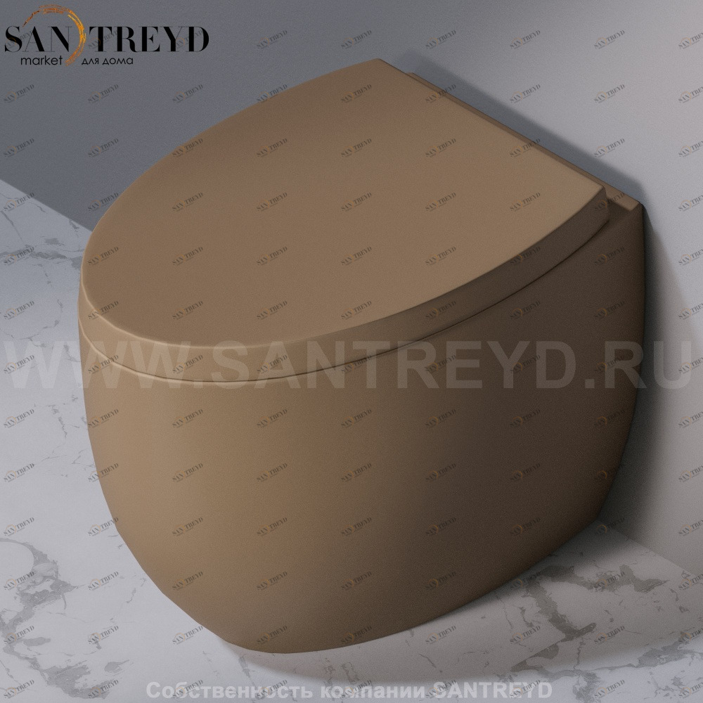 S541T0R0V6.132 Приставной унитаз напольный Желтый A. e T. Italia OVAL Италия AeT ITALIA