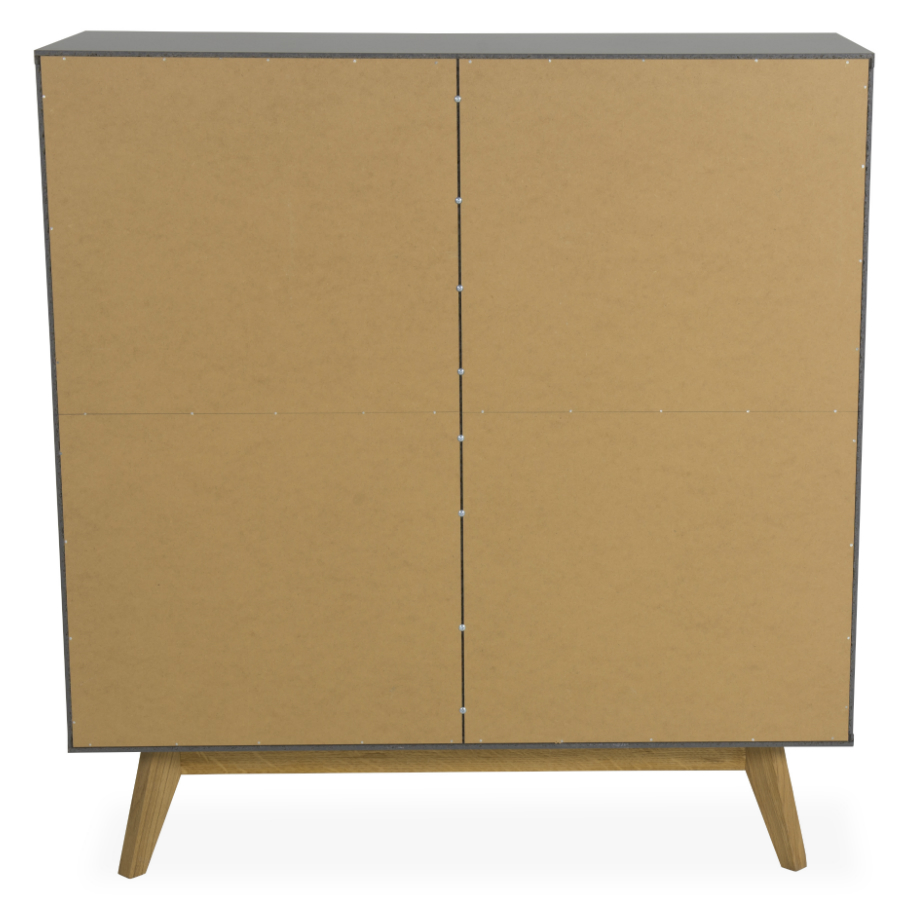 Тумба под ТВ Tenzo Bess, 120х114х43 см, дуб, серая 2166014 - Вид №6